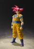 Bandai Figurka DBZ Son Goku Super Saiyan God Czerwone Włosy SH Figuarts 14cm 4549660175643 - - -