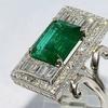 2026 New Luxury Fashion Green Zirconia Crystal Ring for Women's Engagement/Wedding/Anniversary Party Personalized Jewelry
