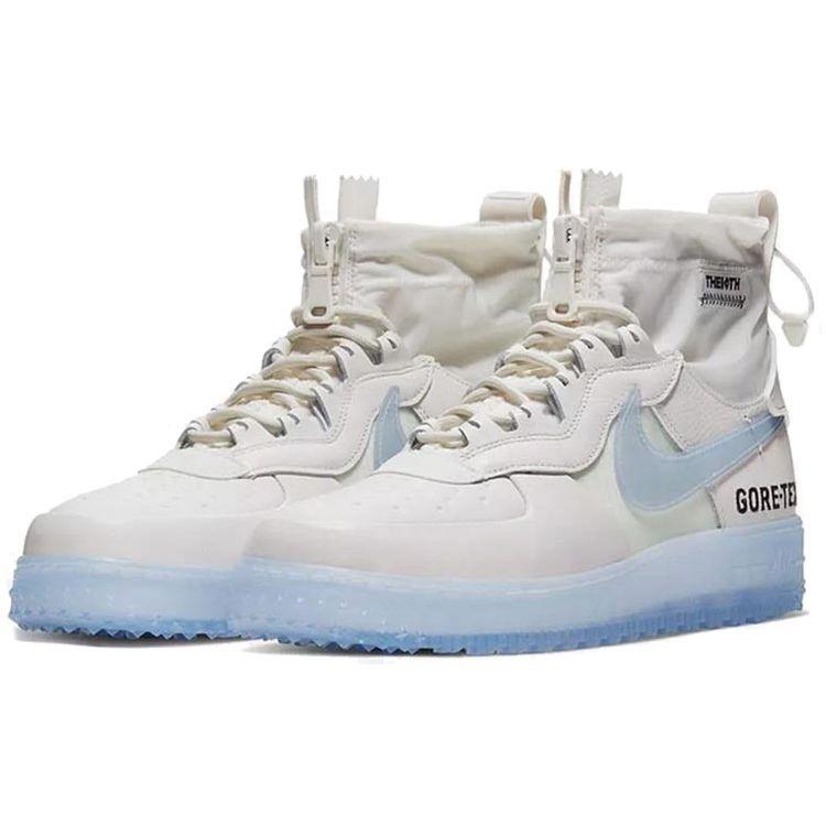 Gore-Tex X Nike Air Force 1 High WTR Phantom Unisex Sneakers White Black Clear CQ7211-002