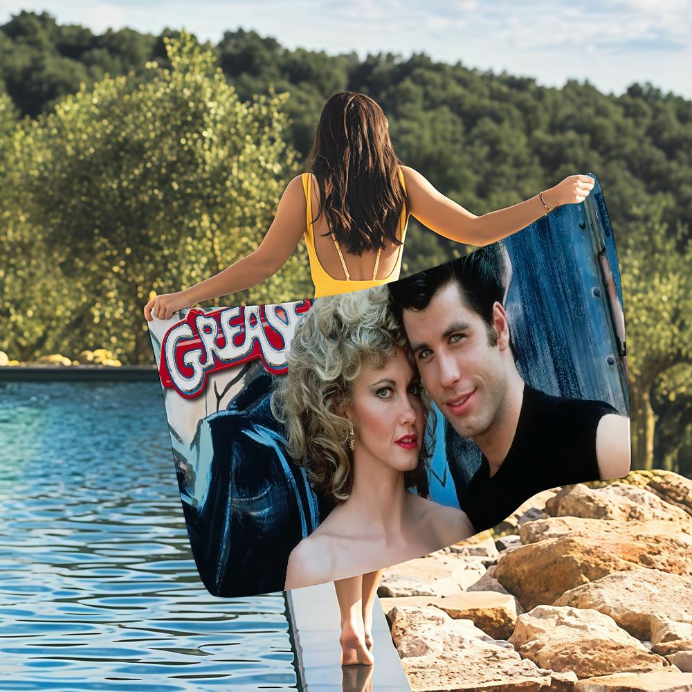 Classic G-Grease Movie Towel Quick Drying Beach Towels Are Suitable For Swimming Pools Camping Yoga And The Gym
