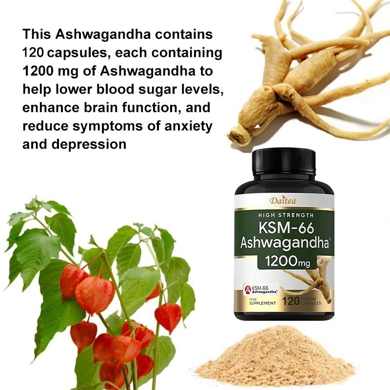Ashwagandha,1200mg ,120 Capsules Dietary Supplement