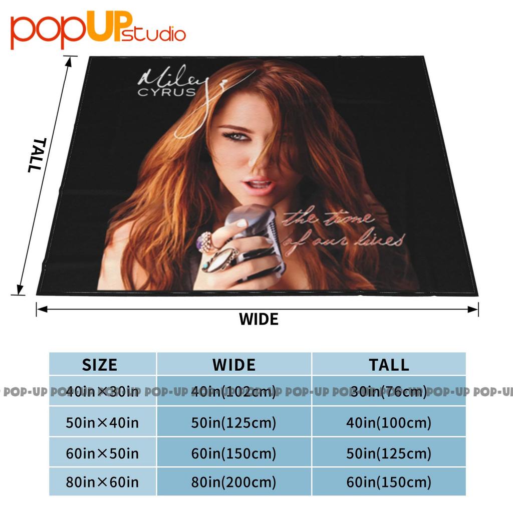 Miley Cyrus Best Album Ultra-Soft Blanket Quilt Winter Sofa Cover Bed Covers