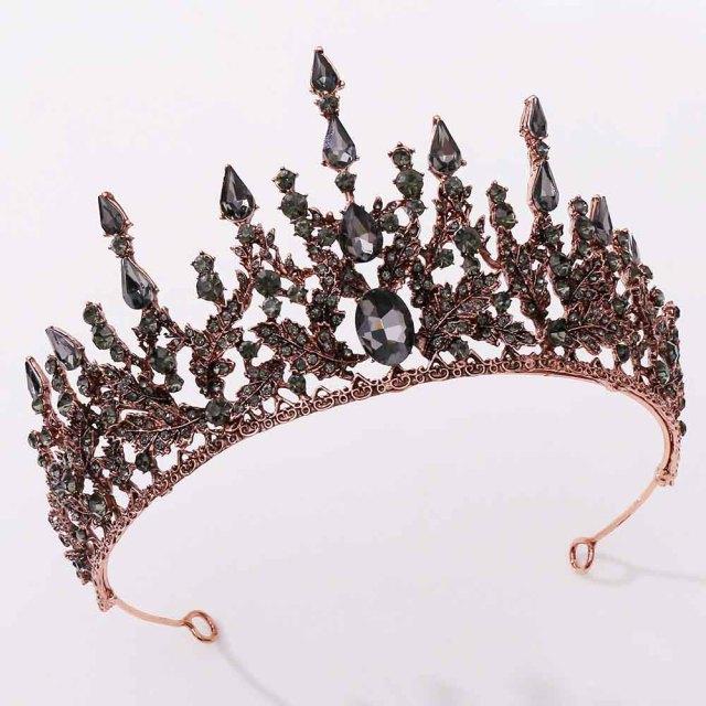 New Vintage Baroque Headbands Crystal Tiaras Crowns Bride Noiva Headpieces Bridal Wedding Party Hair Jewelry For Women