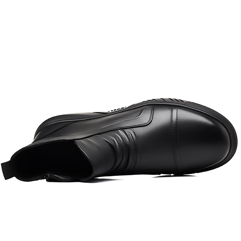 

Модные Золотые Саженцы Зимние Шерстяные Снежные Ботинки Мужские Лаконичные Черные Кожаные Деловые Теплые Ботинки Мужские Повседневные Формальные Ботинки Платье Повседневная Обувь 44