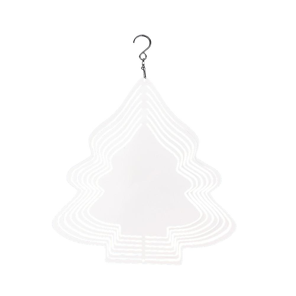 

Украшение сада, двухсторонний сублимационный белый нагрев, дворовый ветер, алюминиевый колокольчик, сделай сам, подвеска O6P6