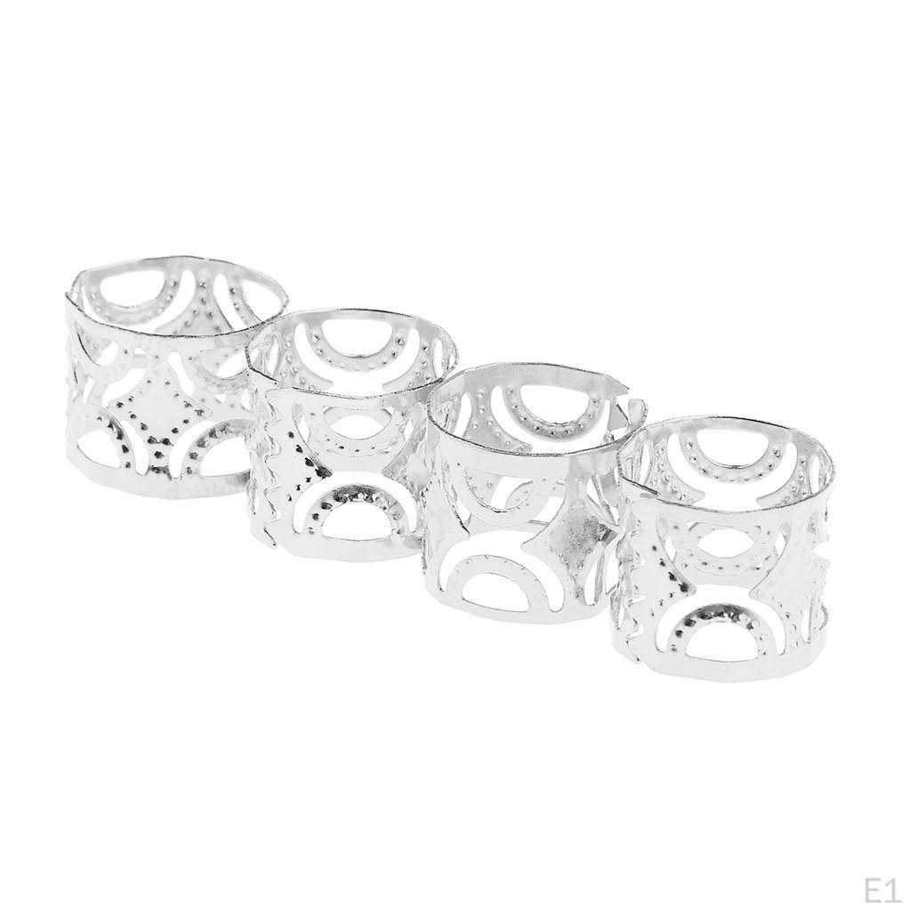 100 Pcs Dreadlocks Beads Hair Accessories Braid Hoop Decoration