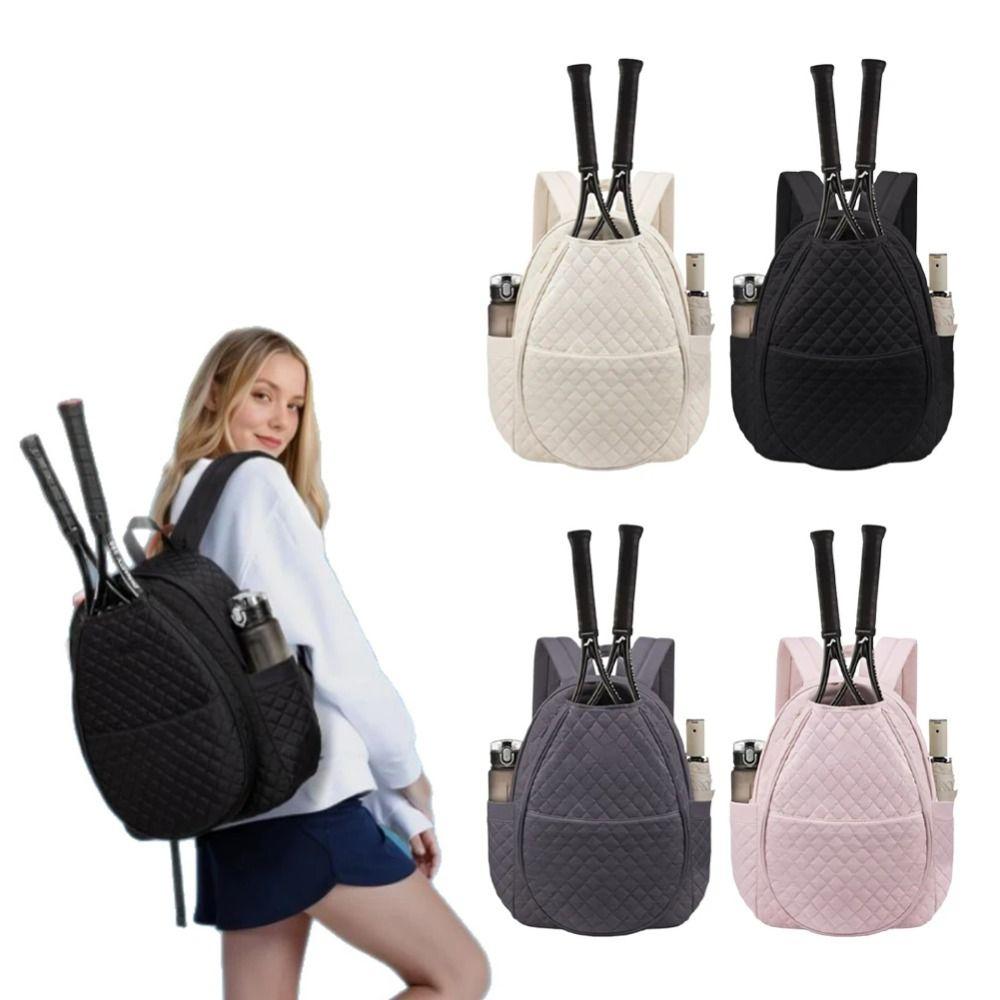 Zipper Closure Tennis Crossbody Backpack Waterproof Tennis Racket Bag  Home Fitness