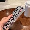 Fashion Black Pink Leopard Print Phone Case For iPhone 17 16 15 14 13 12 11 Pro Max 7 8 Plus 16E 17Air X XR XS Max Soft Cover