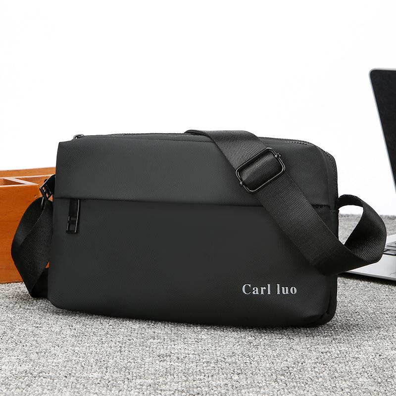 2 Layers Design Men's Bags Handbag Waterproof Fabric Man Crossbody Shoulder Bag Fashion Casual Men's Bag Small Messenger Bag Sac