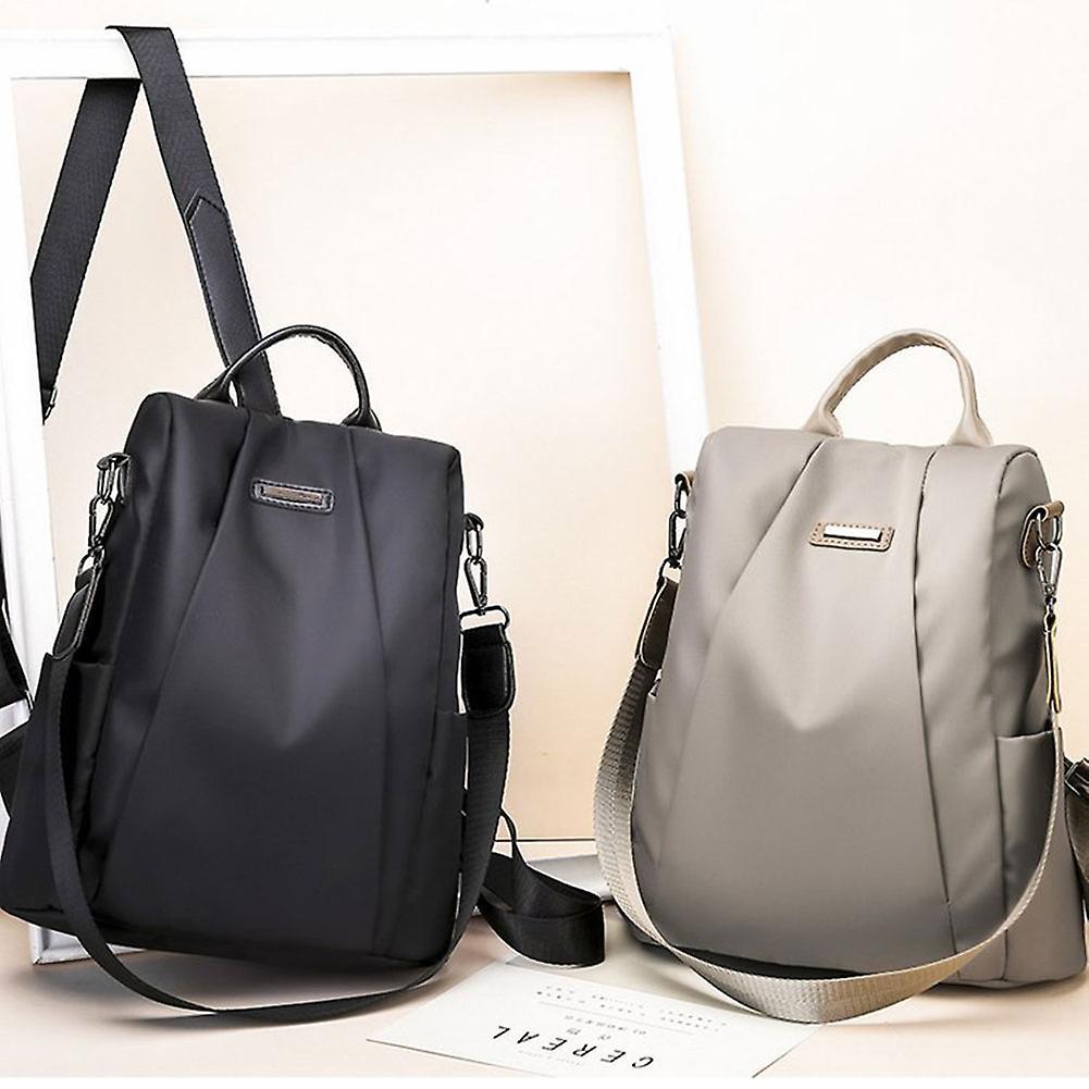 Fashion Women Backpack Waterproof Solid Color Shoulder Bag for School Laptop Shopping New