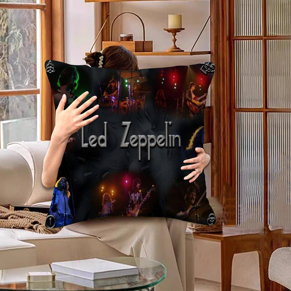 Band L-Led Z-Zeppelin Kissenbezug Toon Geschenk Kissenhülle Schlafzimmer Zuhause Sofa Stuhl Sitz Dekor Kissenhülle