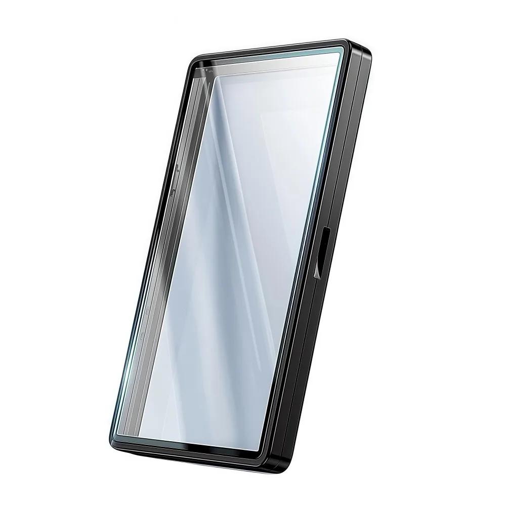 UV-Resistant Metal Slab Case High Alumina Glass Durable 35PT Trading Card Box Magnetic Card Protective Case For , BGS, CGC