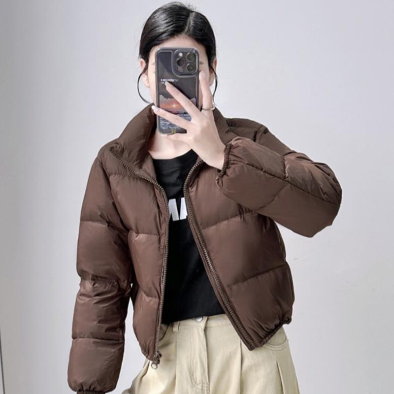 Women's Winter Short Korean Style Thickened Coat for Small People, Loose Cotton Coat and Cotton Jacket