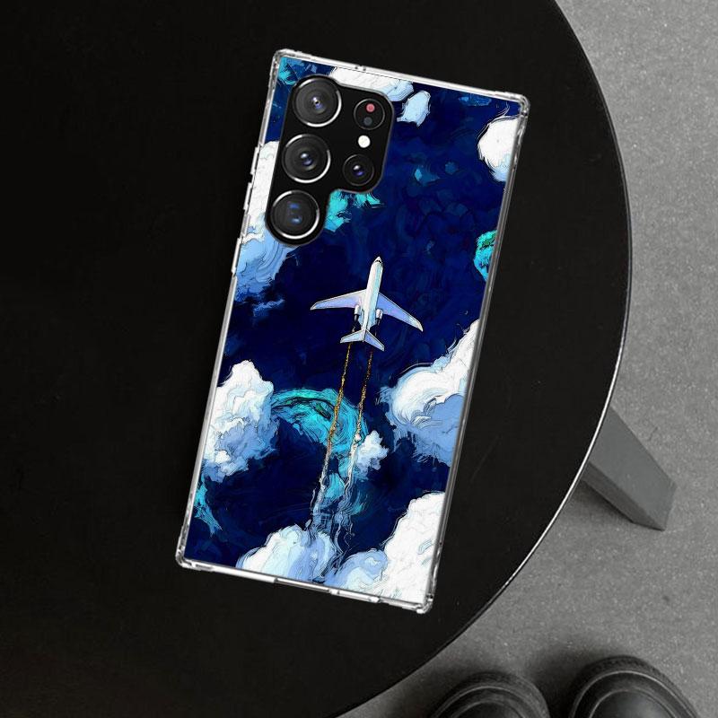 Aircraft Airplane Cool Phone Case Cover for Samsung Galaxy S26 S25 Edge S24 S23 Ultra S22 Plus S21 FE S20 + Art Customized Funda