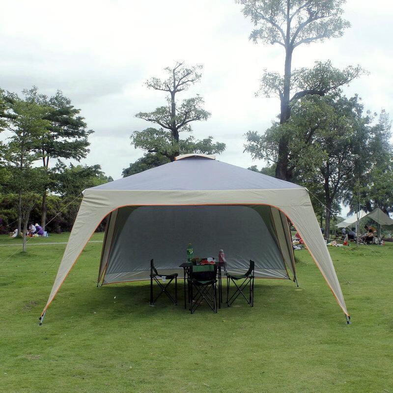 Rainproof Camping Tarp with Side Wall