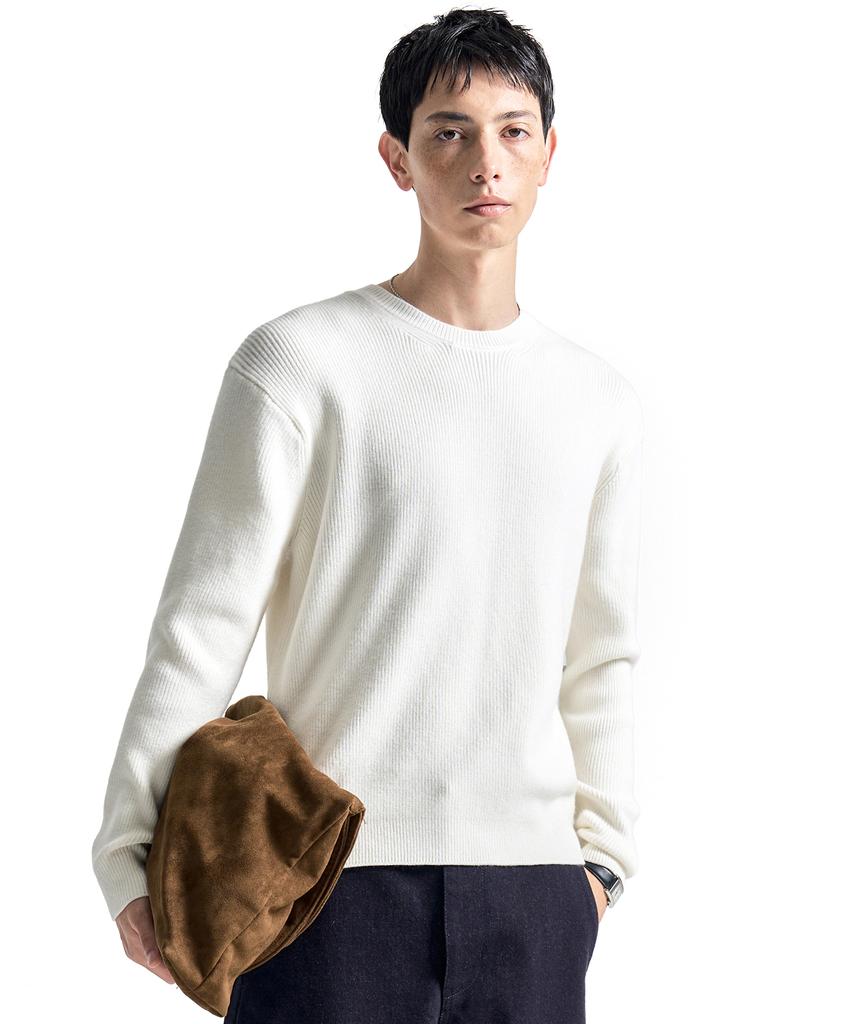 COSTUME O’CLOCK Daily Slim Fit Round Knit 6 Color Cooskt074