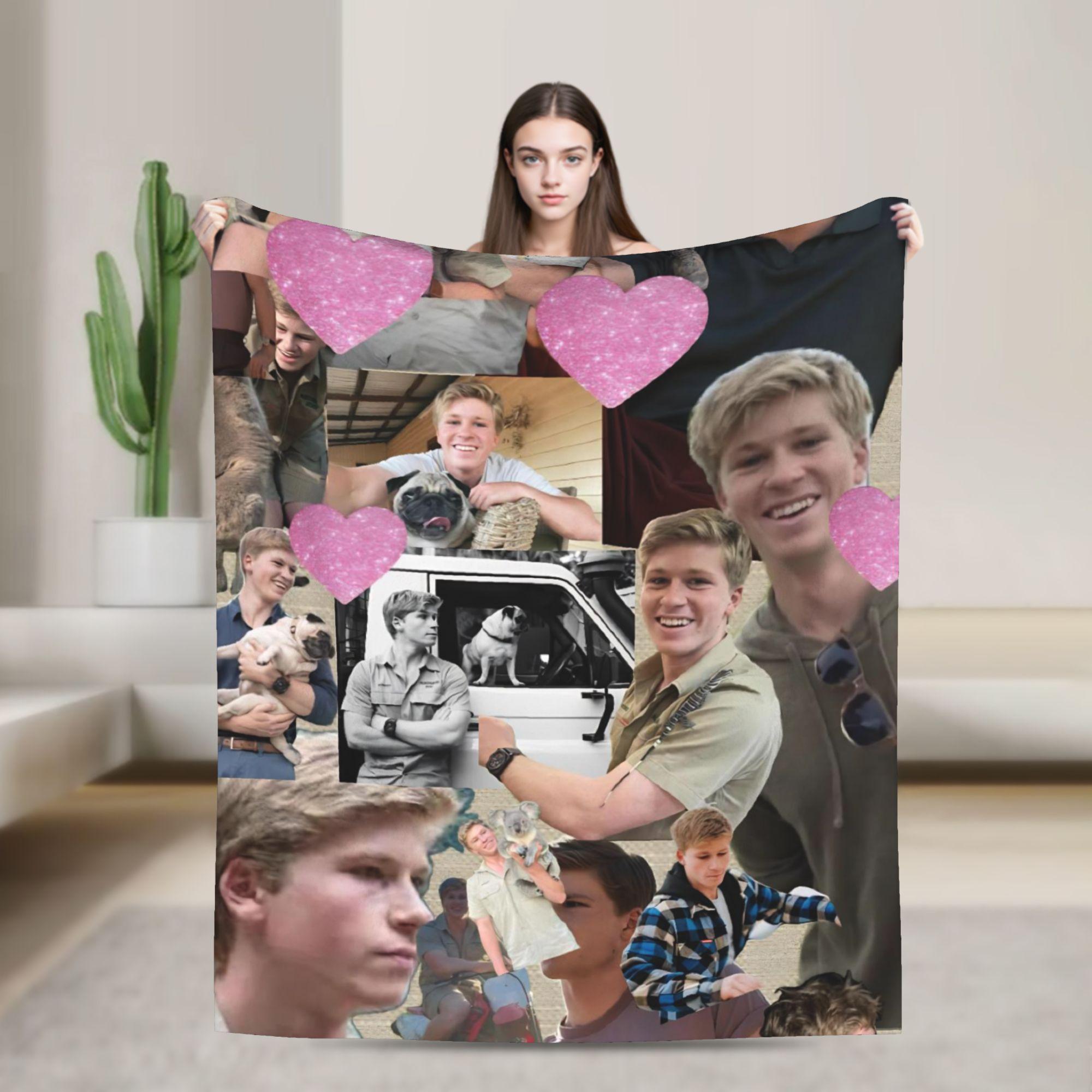 

Robert Irwin Blanket Quality Warm Soft Bedding Throws Spring Airplane Travel Living Room Funny Bedspread 30x40in