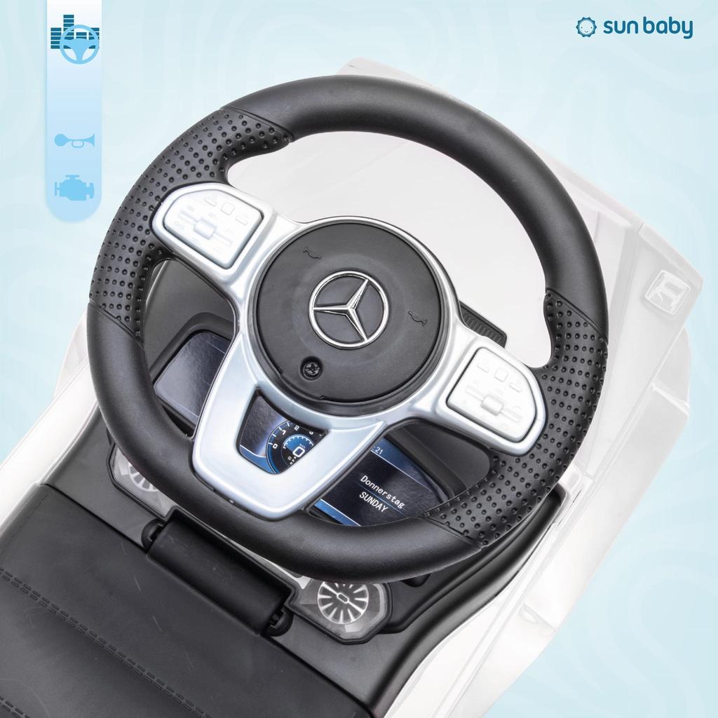 Draisienne Pousseur Déambulateur Pour Enfants Mercedes Benz Classe G Blanc