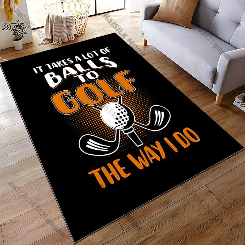 Golf balls textcarpet Yoga living room room decor children s crawling mat doormat area rug games floor mat 40x60cm