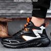 Fashion Lightweight Insulated Safety Working Shoes For Men Anti-smashing Steel Toe Industrial Work Boots Male Footwear