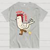 Best Yep I Talk To Chickens Cotton Summer Casual Cool Loose T-Shirt