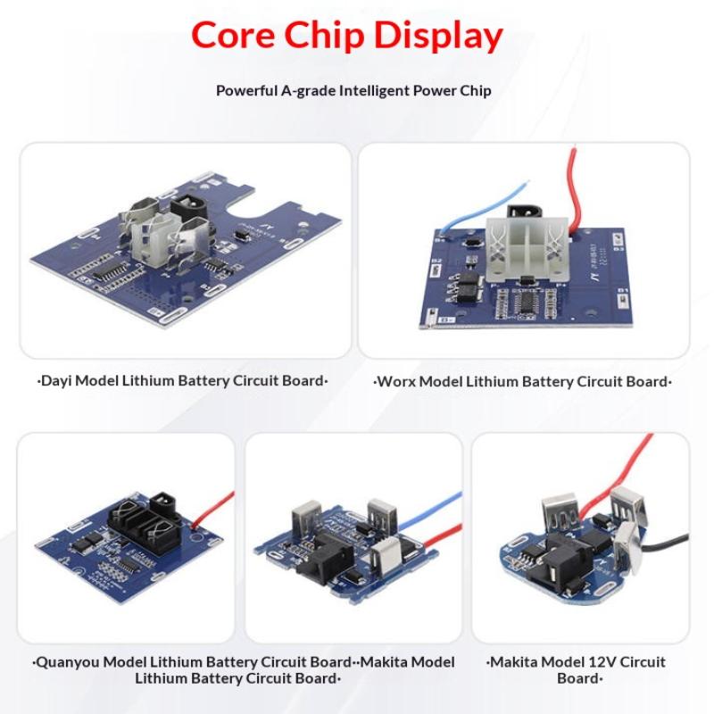 

1 Set For Bl1840 Bl1860 18V Battery Case Battery Charging Protective Board Battery Pack Cell Module Adapter one size