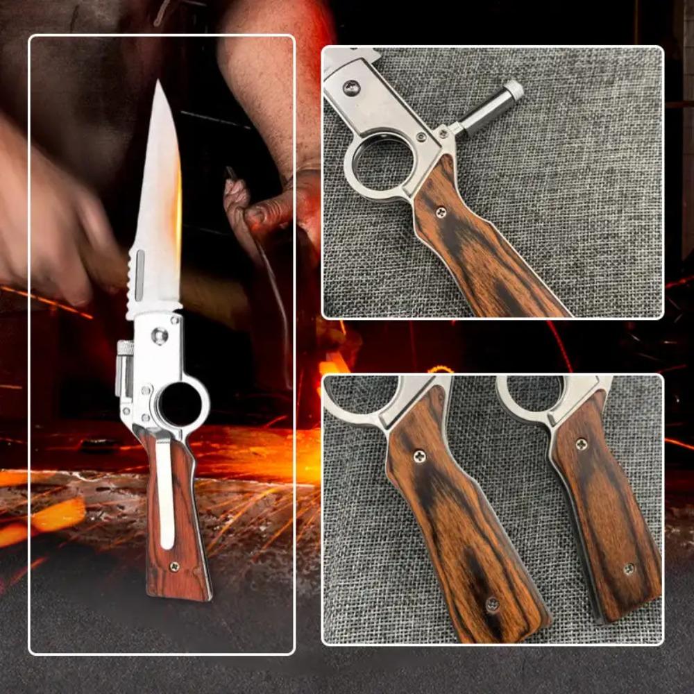 Outdoor Stainless Steel Portable Folding Knife,Multifunctional Folding Pocket Knife for Household  and Fishing