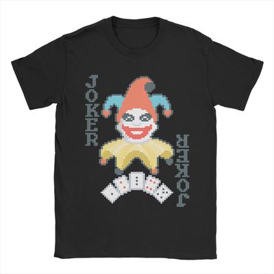Balatro Crazy Joker T-Shirts for Men Women  Funny 100% Cotton Tee Shirt Crew Neck Short Sleeve T Shirt Plus Size Clothes