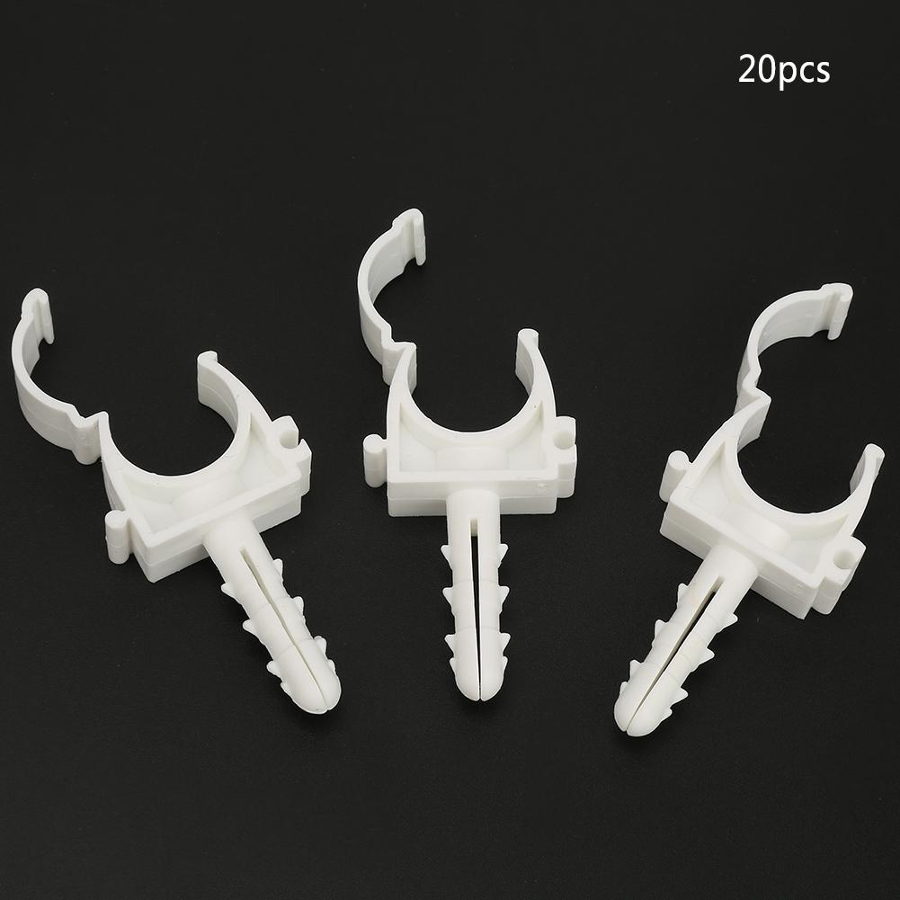 U Shaped Pipe Tube Clamp Water Pipe Fixed Clips Support Holder with Screws (25mm)
