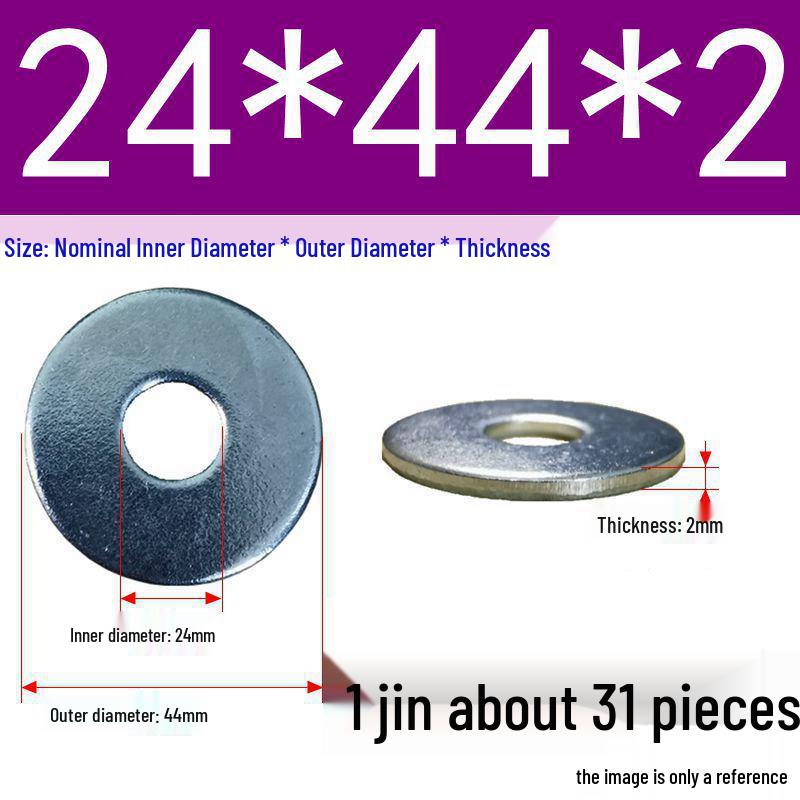 Galvanized Oversized Metal Washers M3-M60