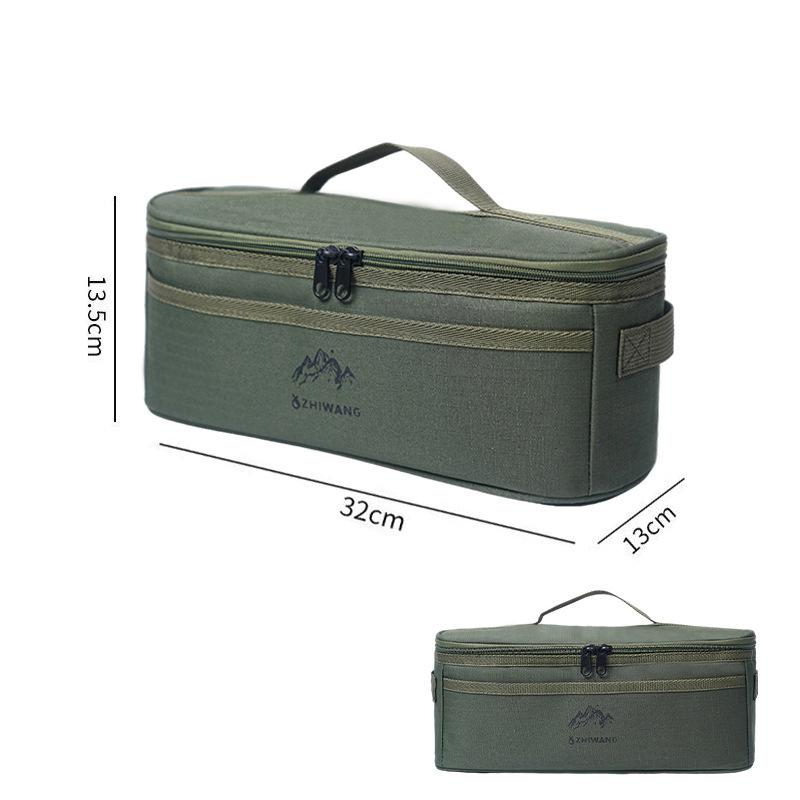 Outdoor Camping Storage Bag, Portable Handbag for Stove, Tableware & Sundries, Large Waterproof Camping Gear Organizer