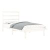 VidaXL Bed Frames White Solid Wood 90x190 Cm Single 3104899