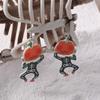 Semi-Hosting Eco-Friendly Acrylic Earrings, Personalized Halloween Pumpkin Skull Earrings Earrings