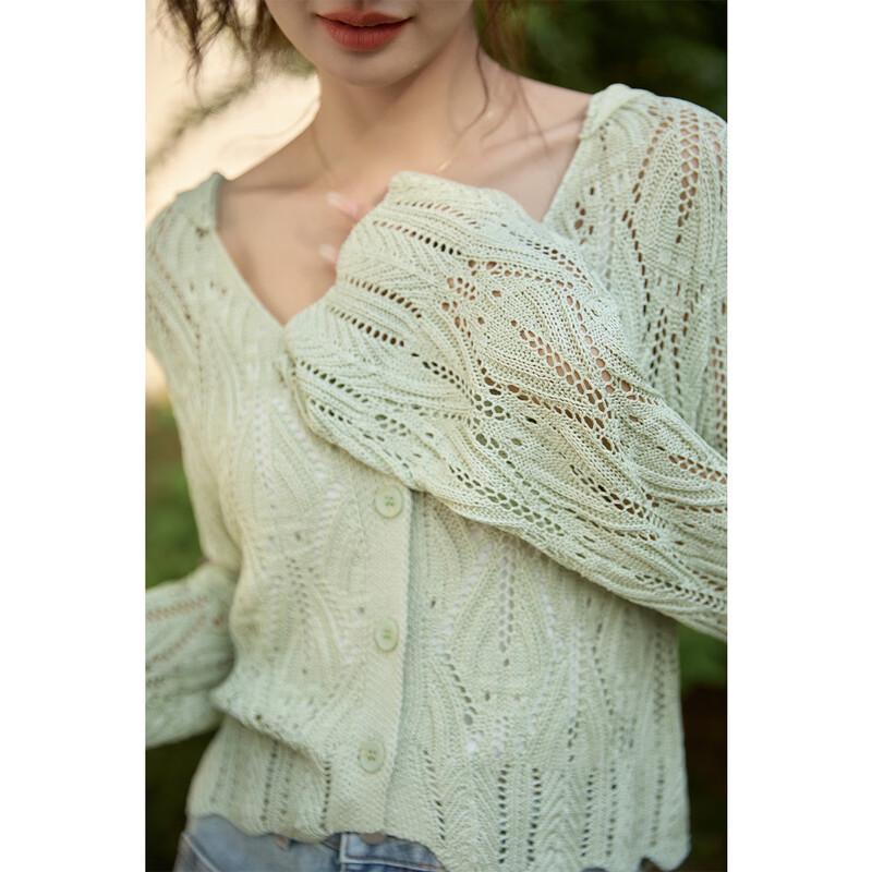 

Mocana Women s Relaxed Fit Hollow-Out Long Sleeve Knit Top XL