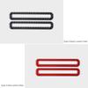 For Ford Mustang GT 2026 2026- Carbon Fiber Car Interior Door Side Air Vent Outlet Trim Sticker Decoration Tuning Accessories