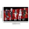 Band Anime Character Rubber Thornless and "Girls Cry" Mat, Thorny, Vol.1