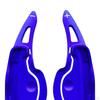 2 Pieces Auto Steering Wheel Paddle Extension Cover, Aluminum Alloy Larger Parts Interior Fit for