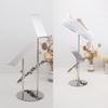 Shoe Display Stand,Risers Stand Countertop Adjustable Shoe Rack Retail Supplies Stainless Steel Shoe Display Shoe Rack