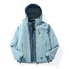 Women's Trendy Outdoor 3-in-1 Softshell Jacket for Hiking & Mountaineering - Windproof & Waterproof