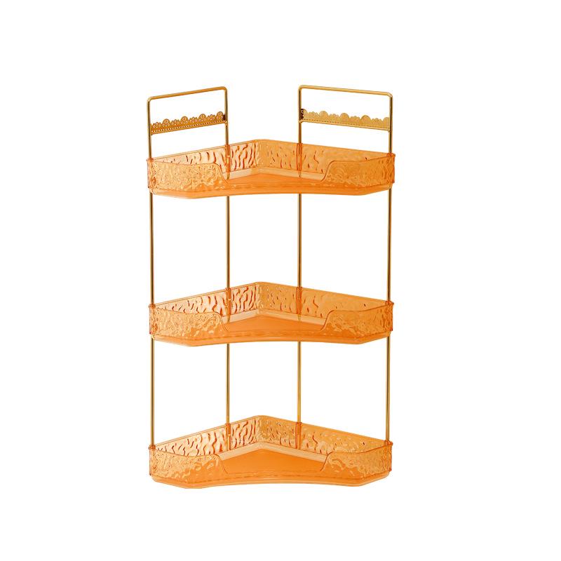 Corner Storage Rack for Bathroom and Kitchen: Organize Cosmetics, Skincare, Perfume, and Lipstick