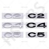 ABS C2 C4 C5 Heckklappen Emblem Logo Plakette Für Citroen C2 C4 C5 Auto Styling Heckklappen Aufkleber Emblem Heckklappen Aufkleber Zubehör ait256