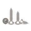 304 Stainless Steel Torx Countersunk Self-Tapping Screws, Flat Head, Star Shape, Sizes: M2-M6