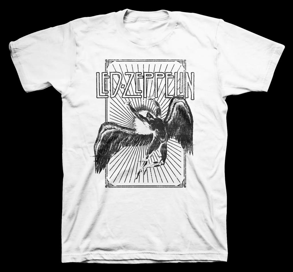 Led Zeppelin Graphic 100Cotton Unisexs Short Sleeve unisex Oversized Selling Popular Daily Street unisex outdoor recreation
