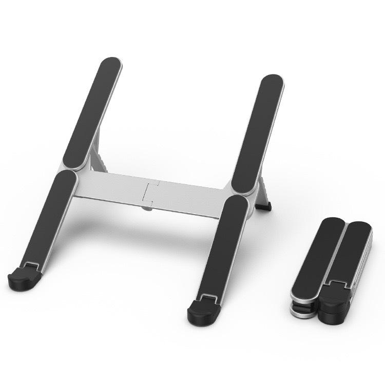 Aluminum Alloy Folding Laptop & Tablet Stand with Heat Dissipation