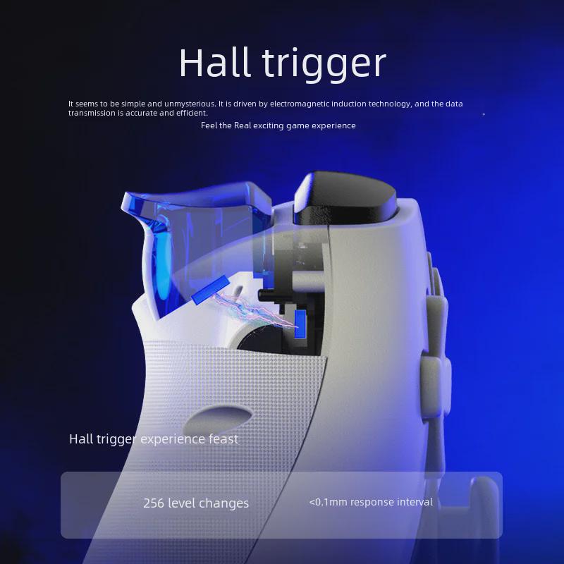 D9 Controlador Inalámbrico Bluetooth Dual Hall Stretch para Juegos para Móvil, PC, Tableta, Switch, PS3 y PS4