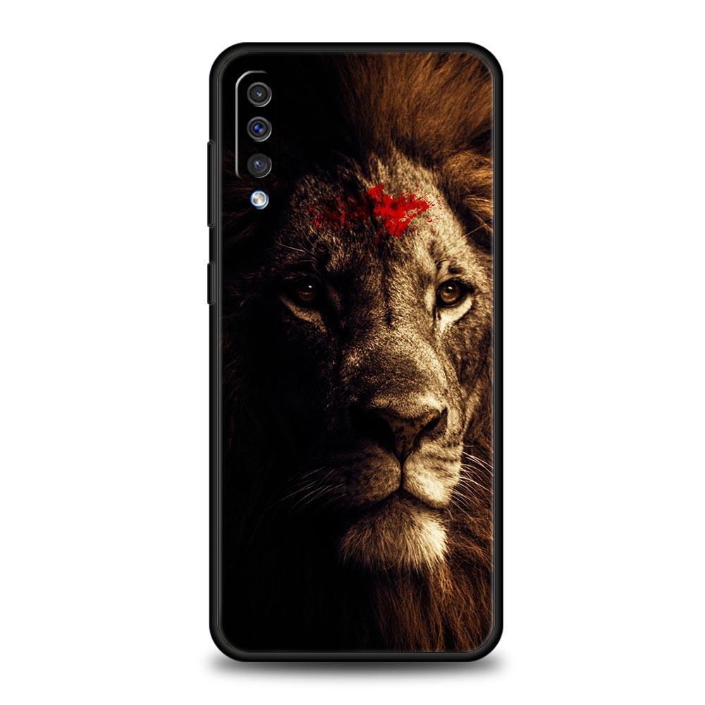 

Чехол для телефона с изображением черного гепарда, тигра, льва и животных для Samsung A12 A32 A50 A70 A20E A20S A10 A10S A22 A40 A42 A52 5G A02S A04s Samsung A02S