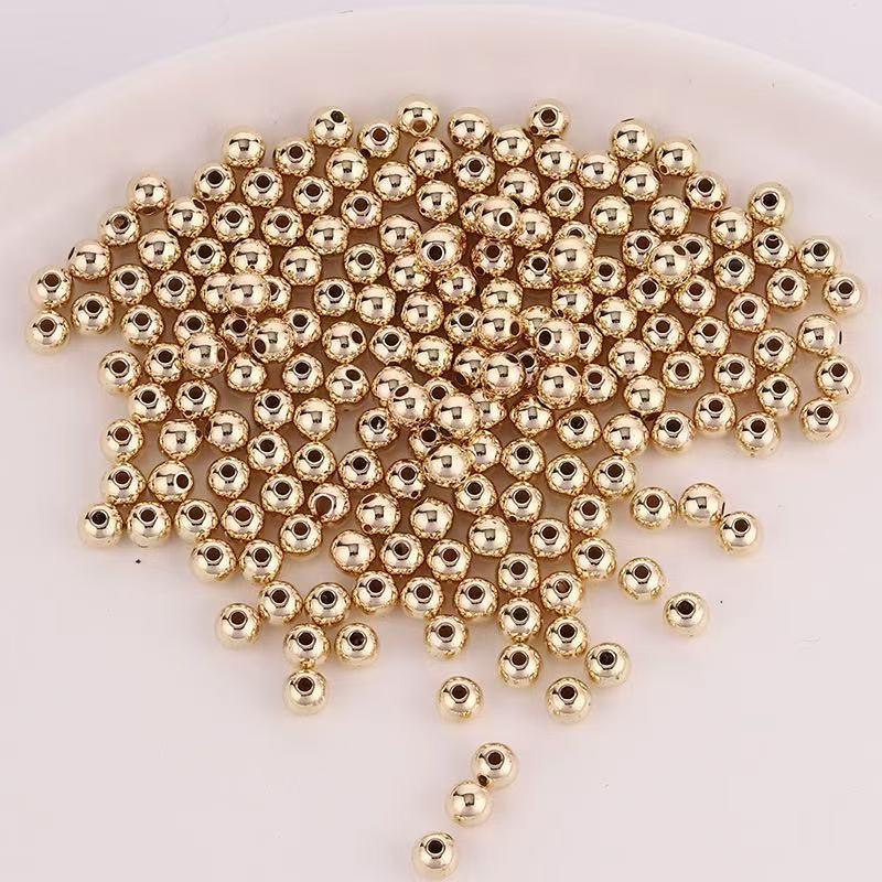 ABS Electroplated CCB Spacer Beads for DIY Jewelry Making