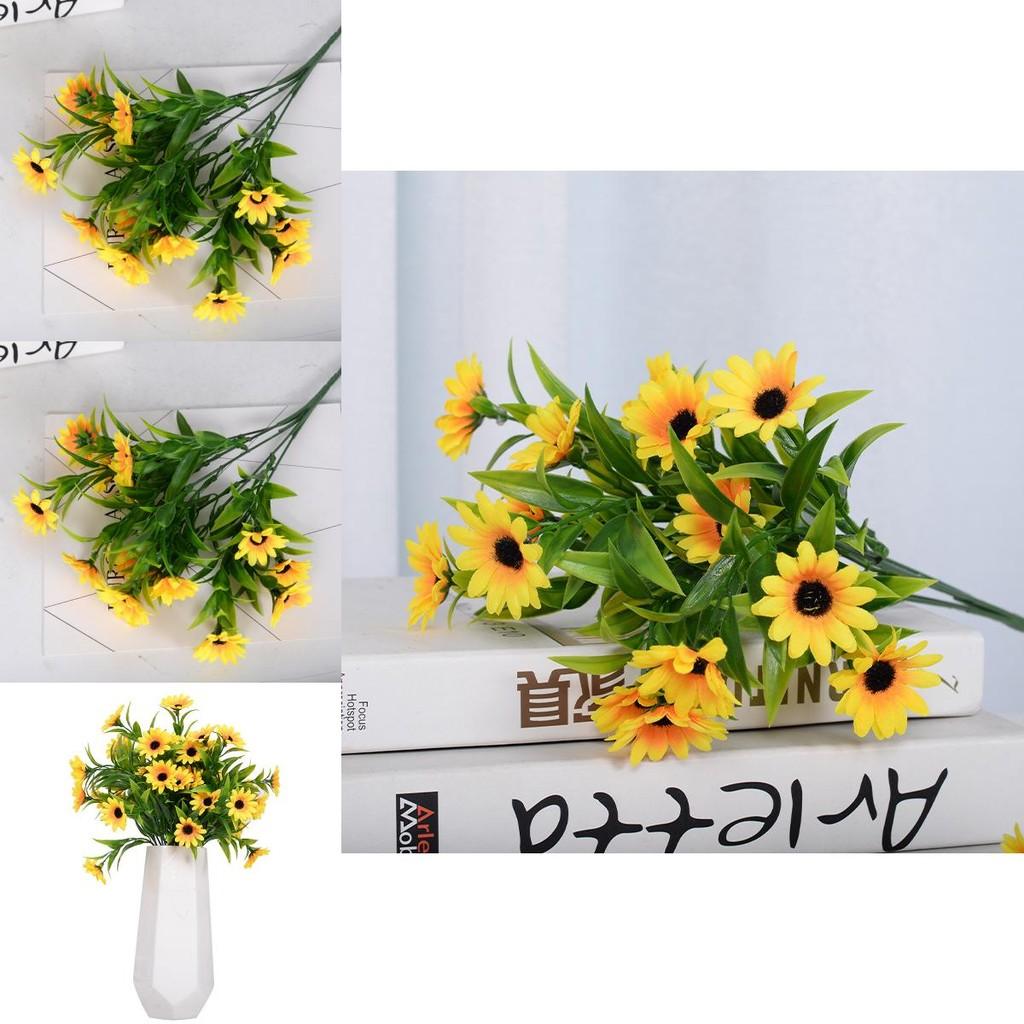 Faux Small Daisy Flower Artificial Plant For Indoor And Outdoor Home Decoration And Photography