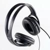 Sanwa Supply USB A Large Soft Ear Headset, Connection, Pads, Omnidirectional, Black, MM-HSUSB17BK