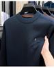 Men's Winter Thickened Velvet Knit Sweater - Warm, Versatile, Round Neck Base Layer for Casual Wear (Middle-aged & Elderly)